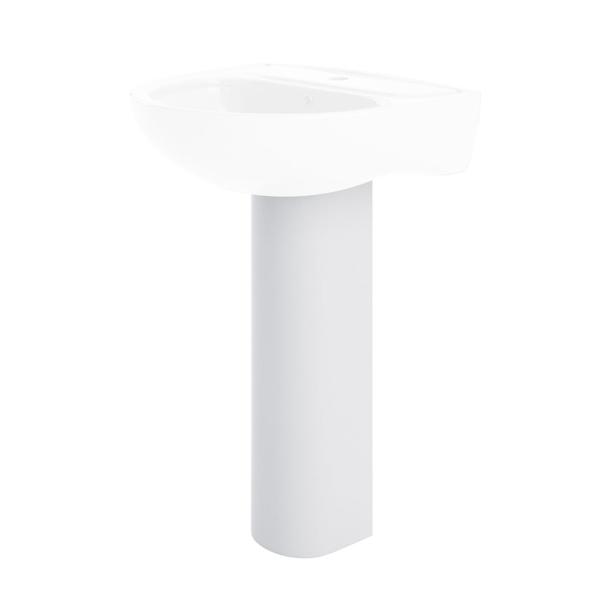 Nuie Lawton White Full Pedestal ONLY NMU103