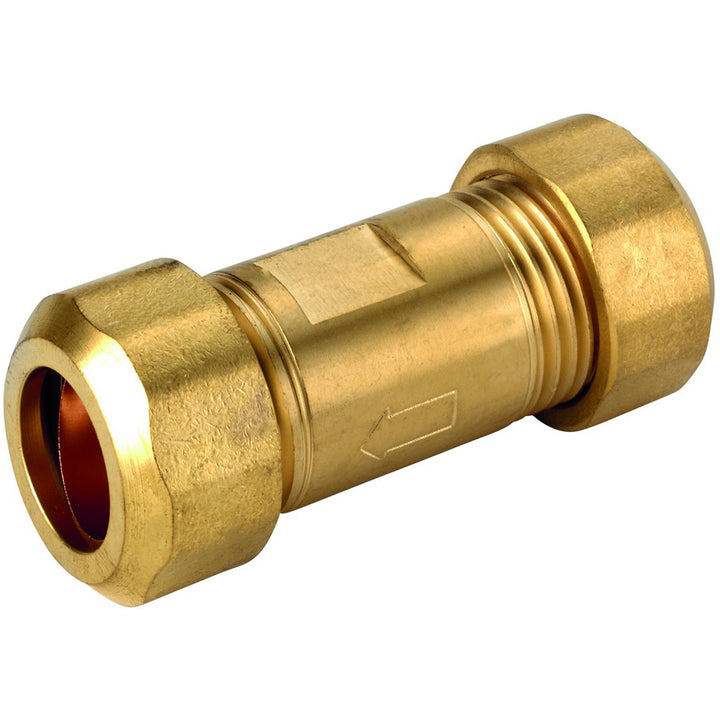 Deva Brass 15mm Non Return Single Valve NRV15
