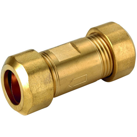 Deva Brass 15mm Non Return Single Valve NRV15