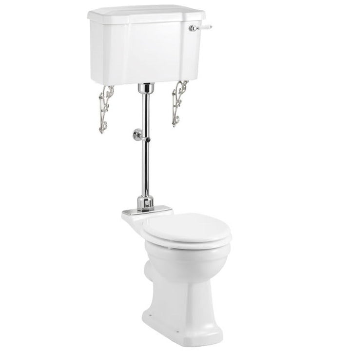 Burlington Regal Medium Level WC Toilet Pan with 440 Lever Cistern