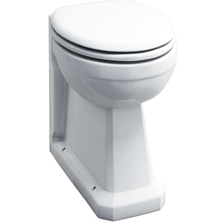 Burlington Regal White Back to Wall Toilet Pan