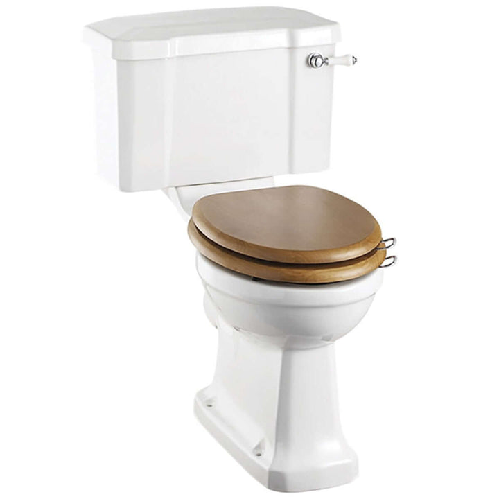 Burlington Standard White Close Coupled WC Toilet Pan with 520 Lever Cistern