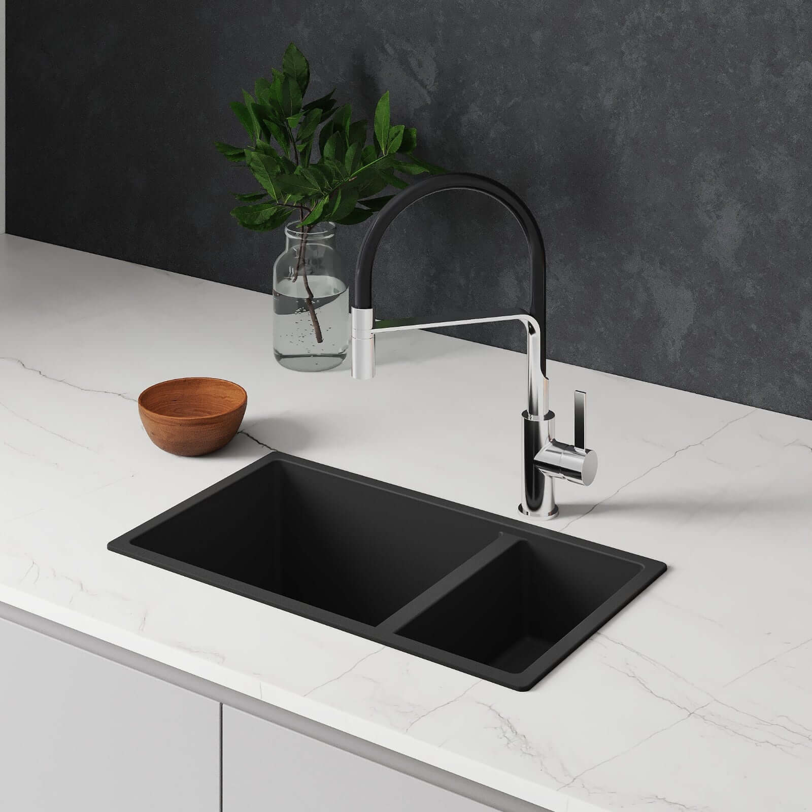 Reginox Toulon 1.5 Bowl Granite Kitchen Sink & Waste