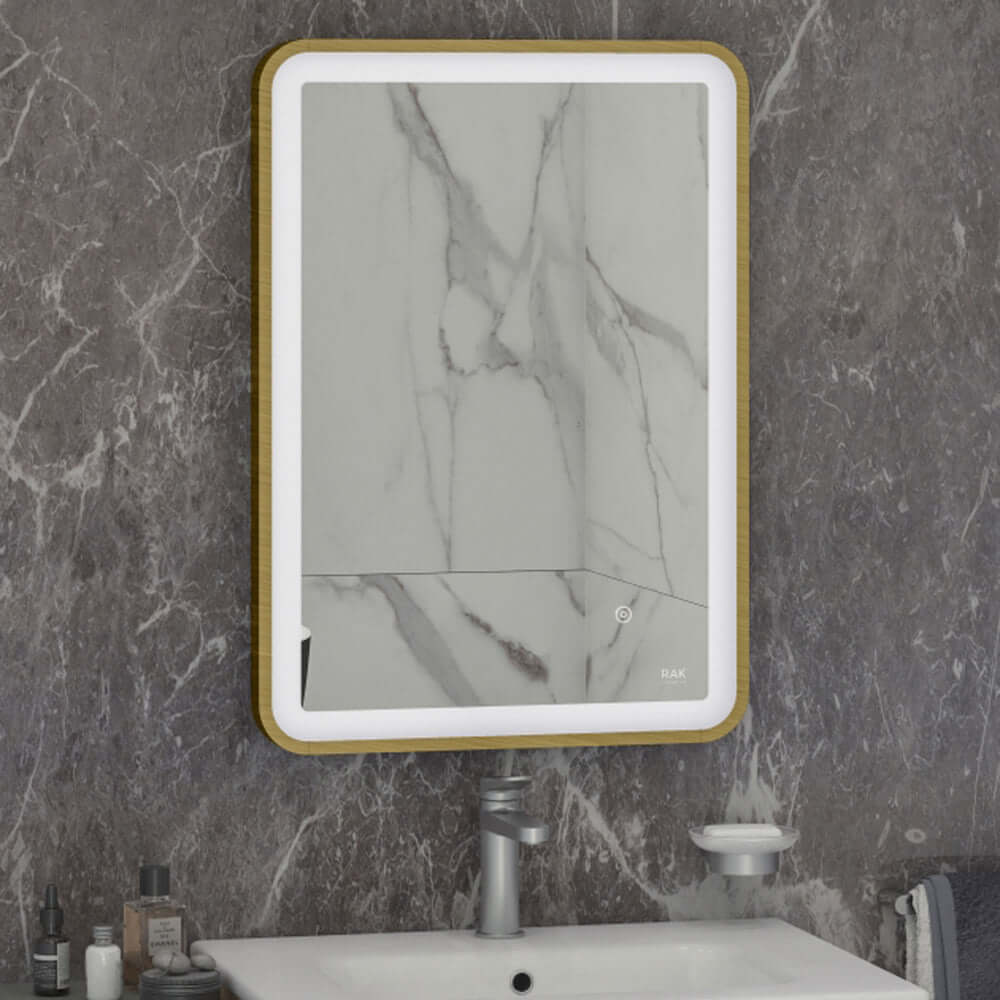 RAK Art Soft 500x700 Rectangular LED Illuminated Bathroom Mirror