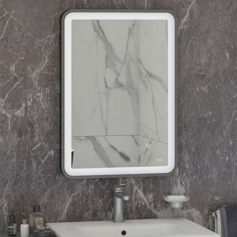 RAK Art Soft 500x700 Rectangular LED Illuminated Bathroom Mirror