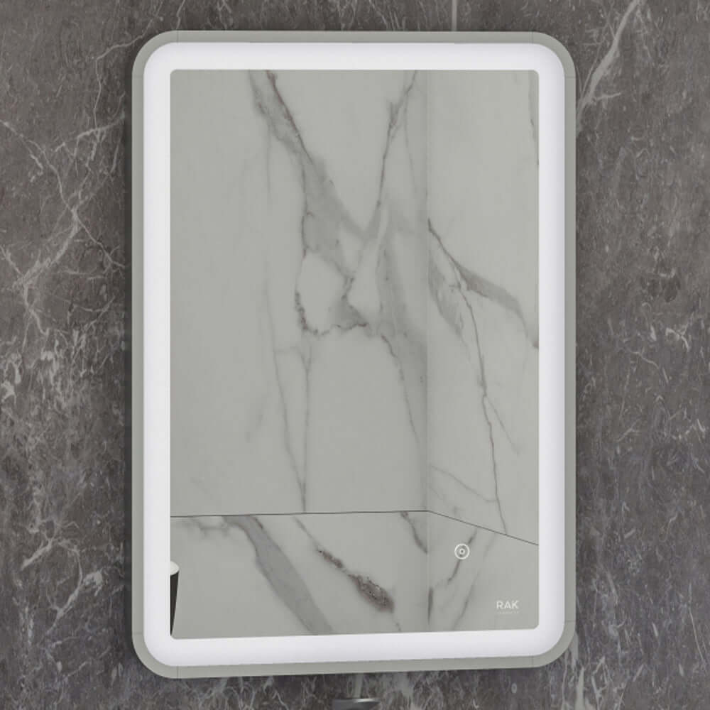 RAK Art Soft 600x800 Rectangular LED Illuminated Bathroom Mirror
