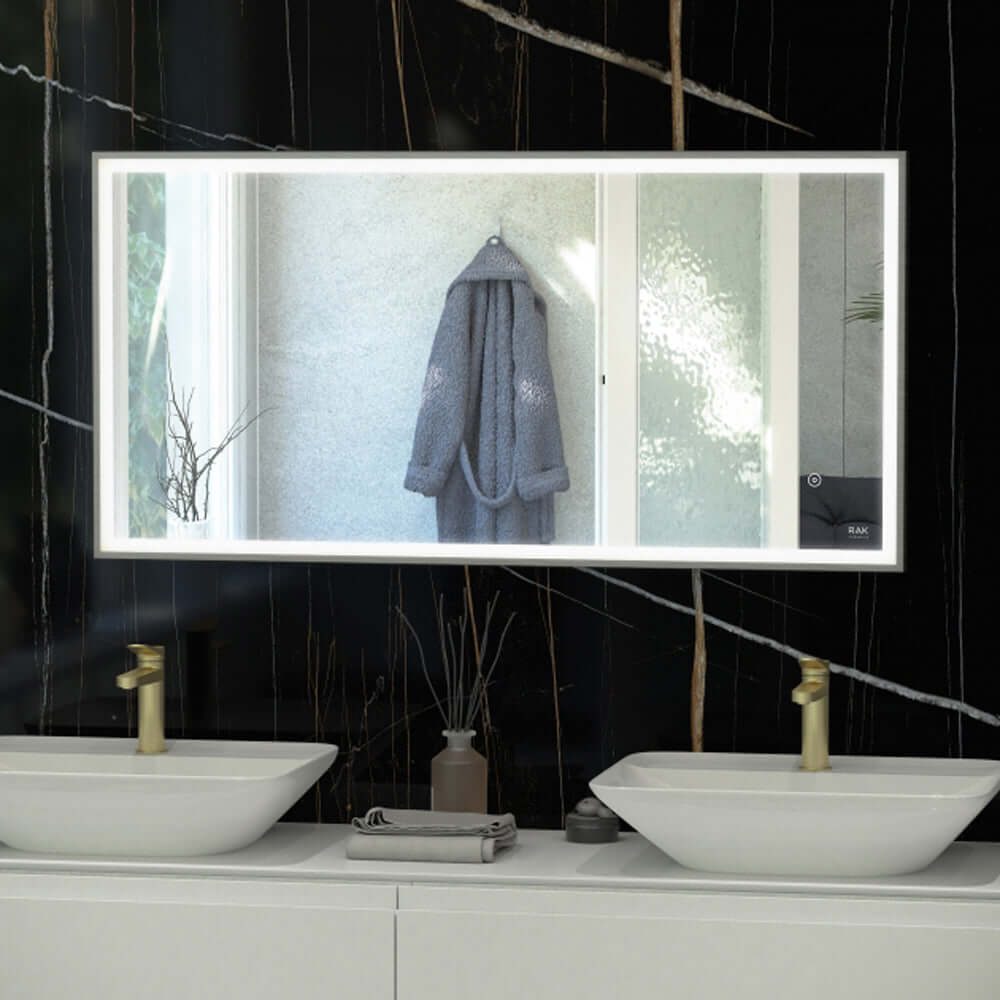 RAK Art Square 600x1000 LED Bathroom Mirror