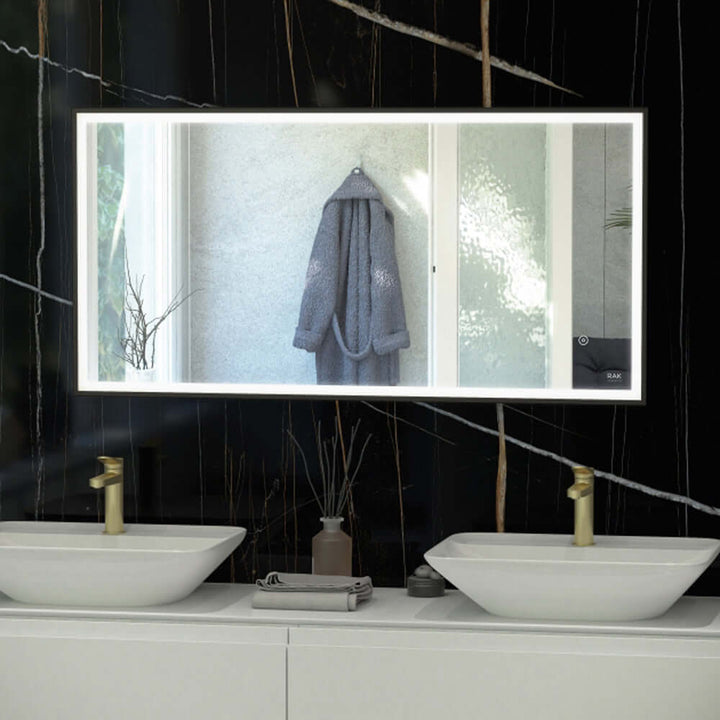 RAK Art Square 600x1200 LED Bathroom Mirror