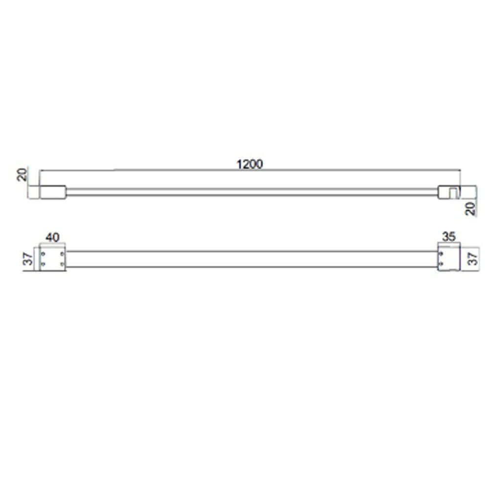RAK Feeling 1200mm Shower Bracing Support Bar