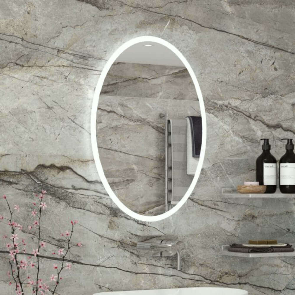 RAK Ovale LED Illuminated Portrait Mirror