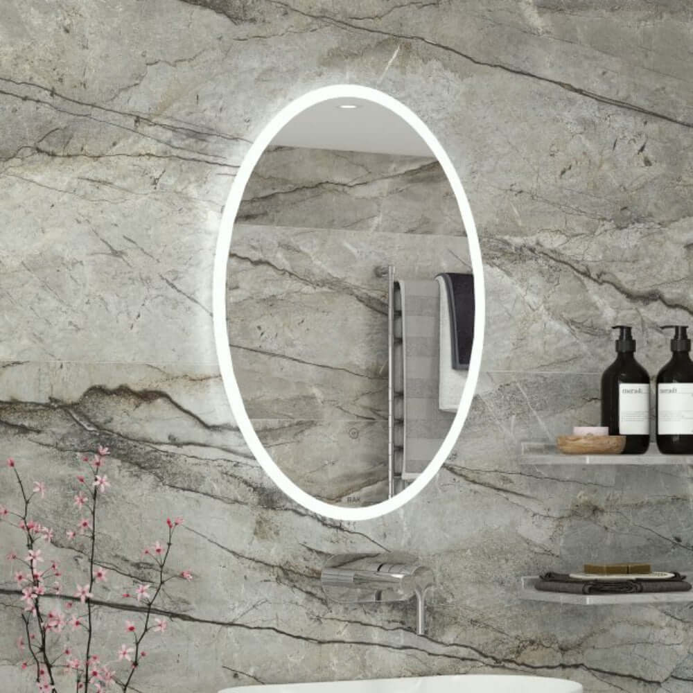 RAK Ovale LED Illuminated Portrait Mirror