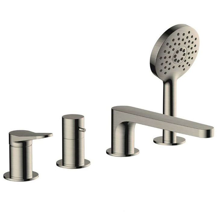 RAK Petit Round 4 Hole Deck Mounted Bath Shower Mixer Tap