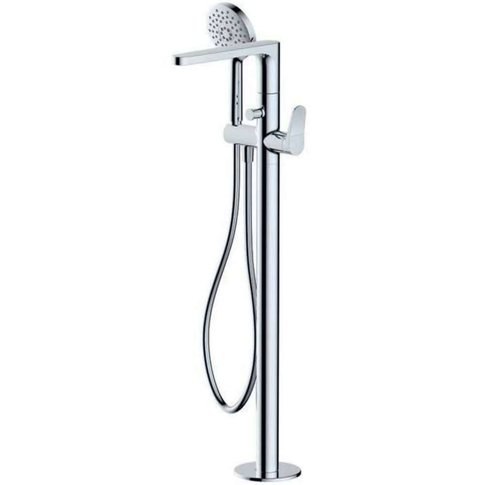 RAK Petit Round Floorstanding Bath Shower Mixer Tap