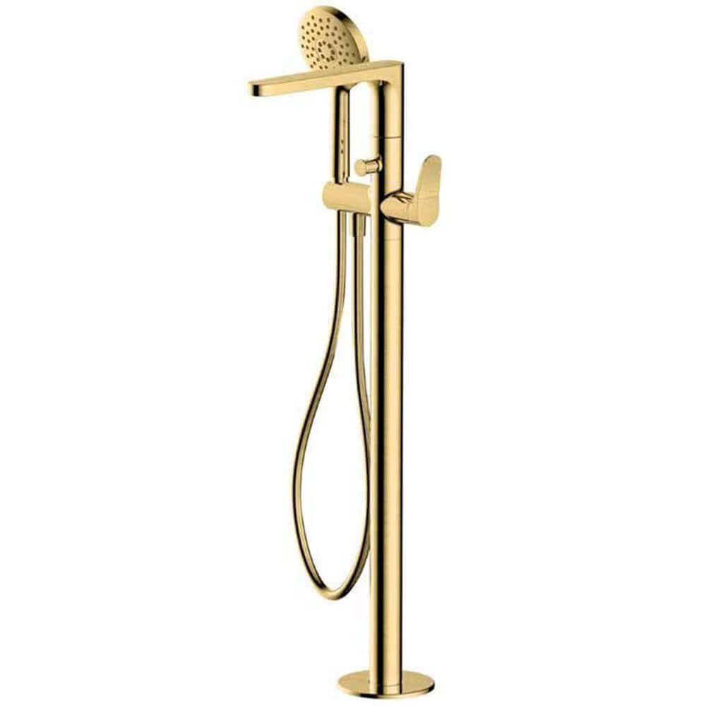 RAK Petit Round Floorstanding Bath Shower Mixer Tap
