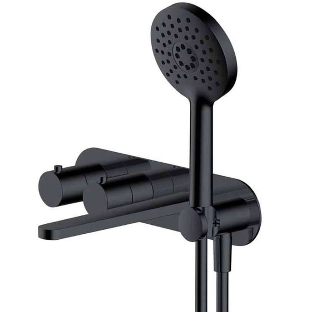 RAK Petit Round Thermostatic Concealed Dual Outlet Shower Valve with Handset and Bath Spout