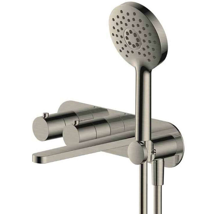 RAK Petit Round Thermostatic Concealed Dual Outlet Shower Valve with Handset and Bath Spout