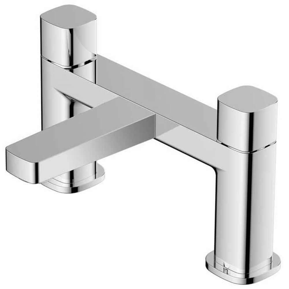 RAK Petit Square Pillar Mounted Bath Filler Tap