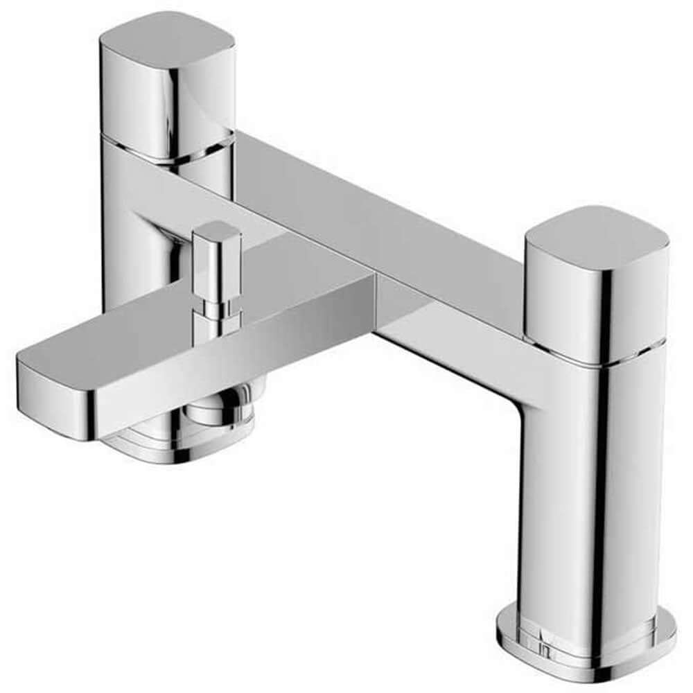 RAK Petit Square Pillar Mounted Bath Shower Mixer Tap