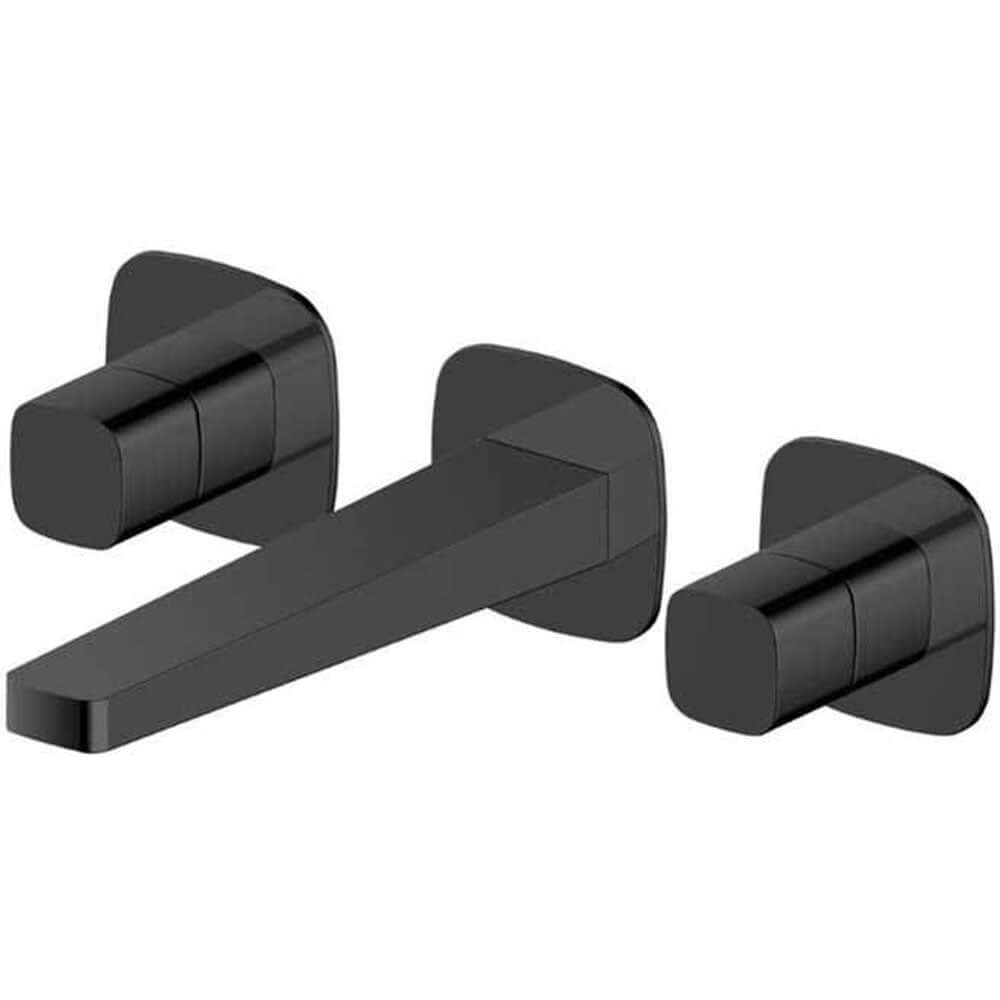 RAK Petit Square 3-Hole Wall Mounted Basin Mixer Tap