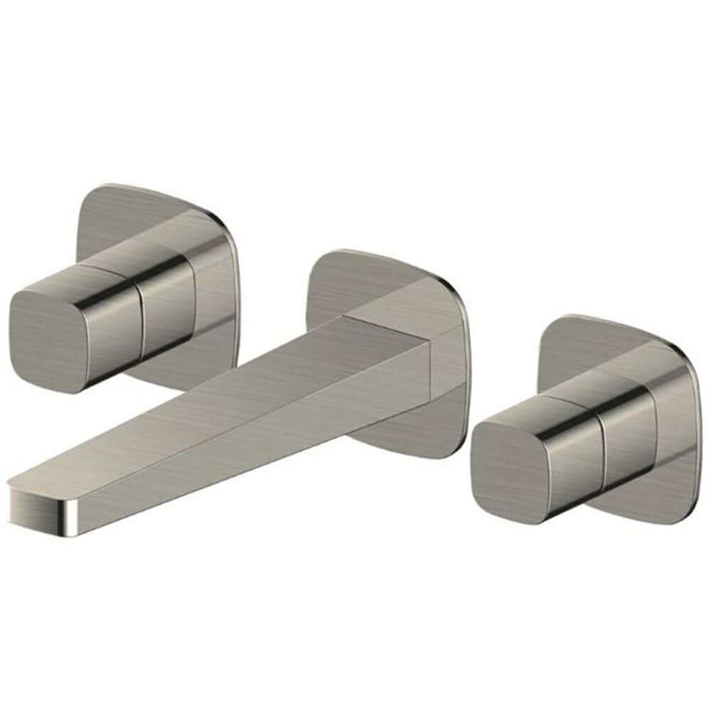 RAK Petit Square 3-Hole Wall Mounted Basin Mixer Tap