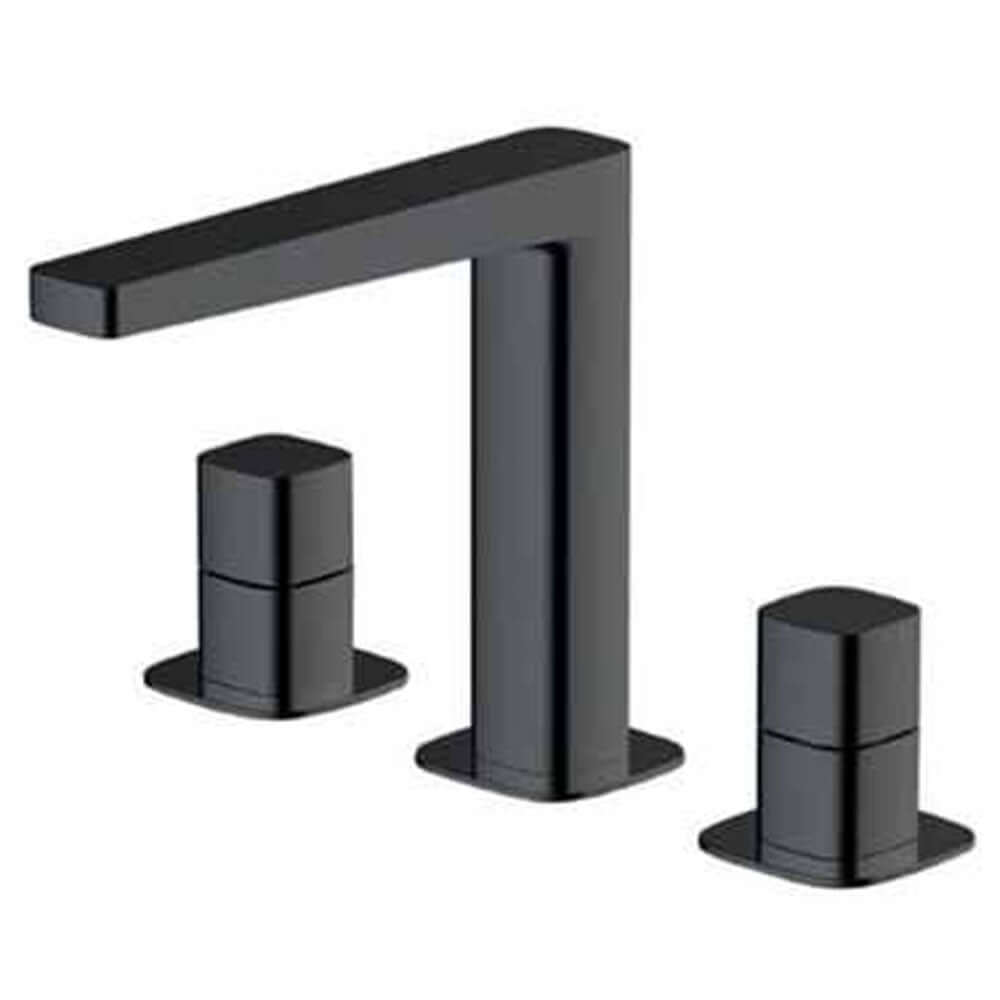 RAK Petit Square 3-Hole Basin Mixer Tap Deck Mounted
