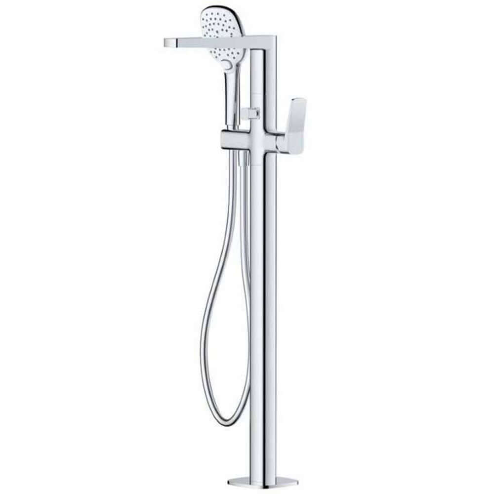RAK Petit Square Freestanding Bath Shower Mixer Tap