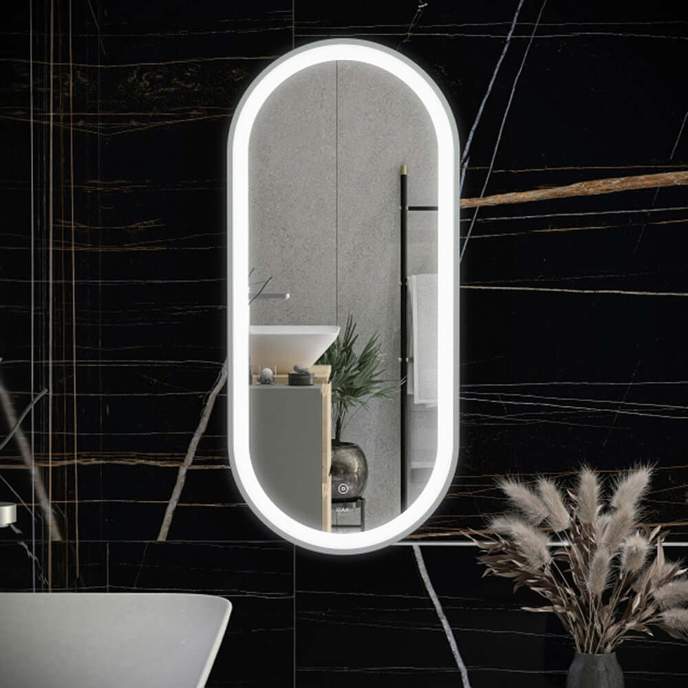 RAK Picture Oval 450x1000 LED Illuminated Mirror