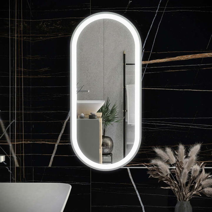 RAK Picture Oval 450x1000 LED Illuminated Mirror