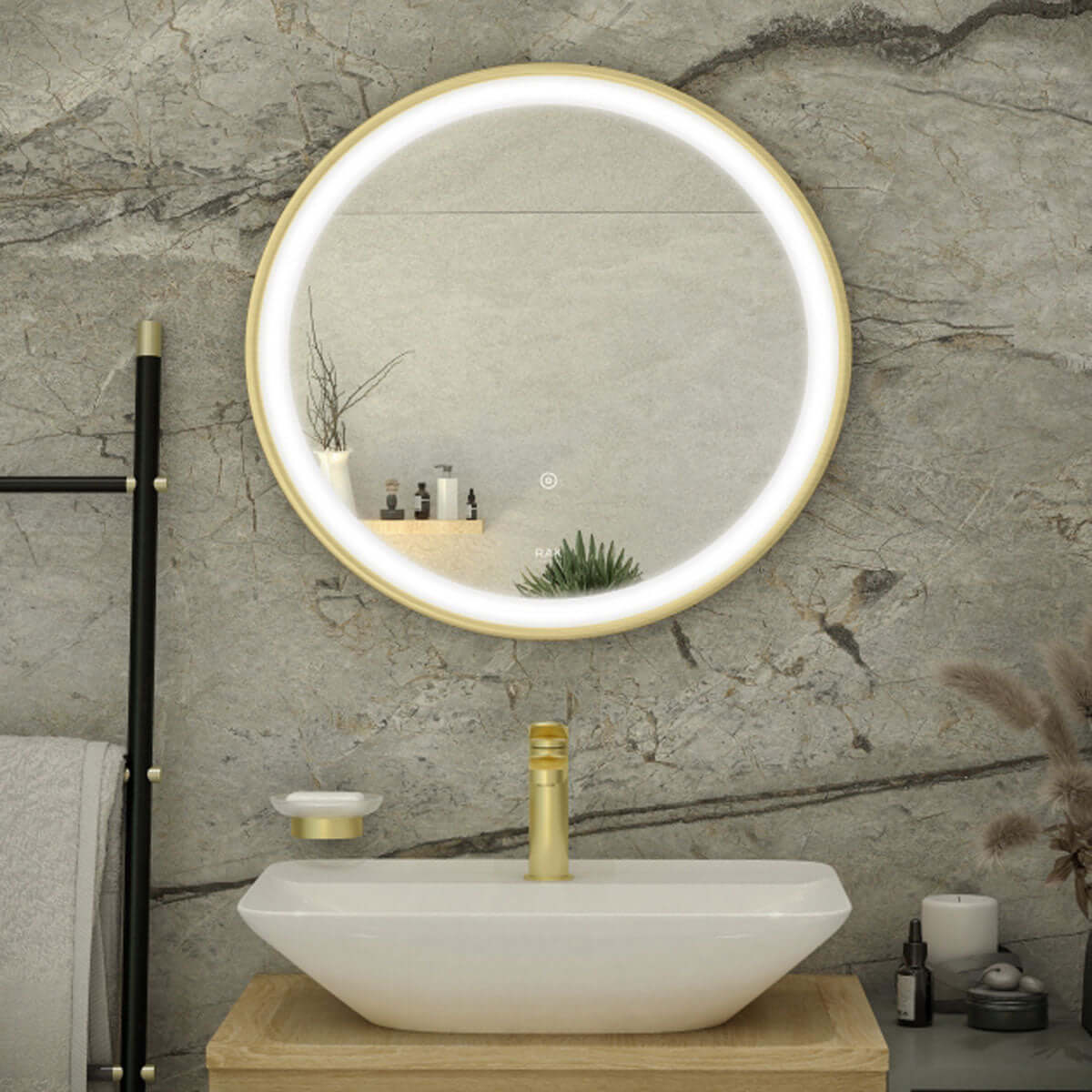 RAK Picture Round 600x600 LED Illuminated Mirror