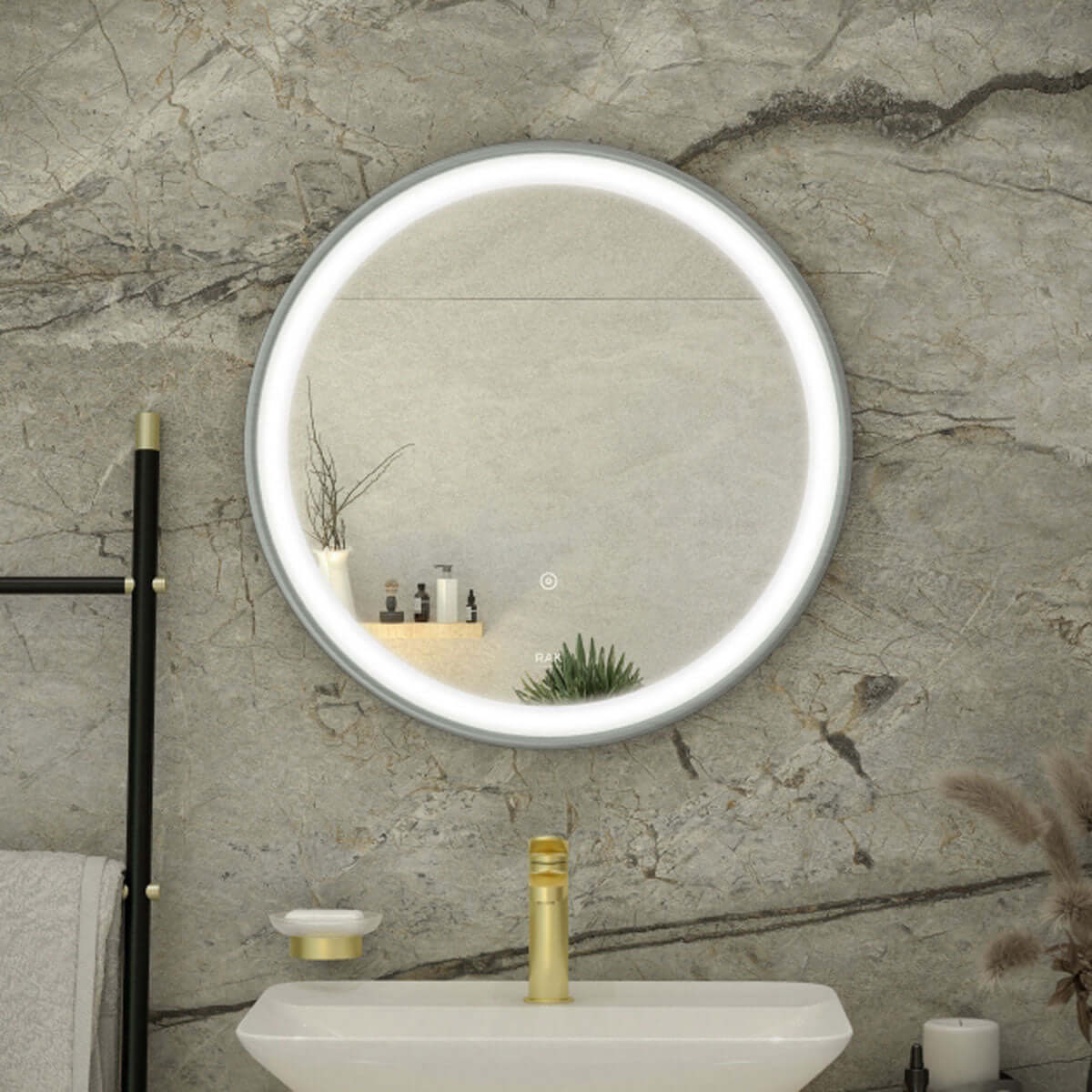 RAK Picture Round 600x600 LED Illuminated Mirror