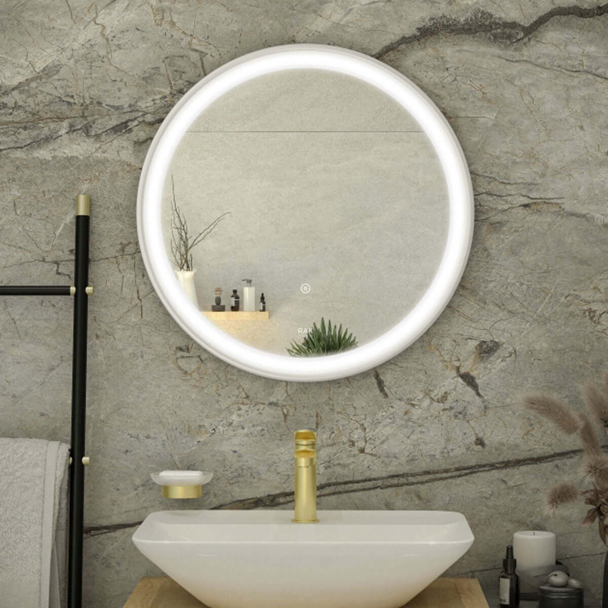 RAK Picture Round 600x600 LED Illuminated Mirror