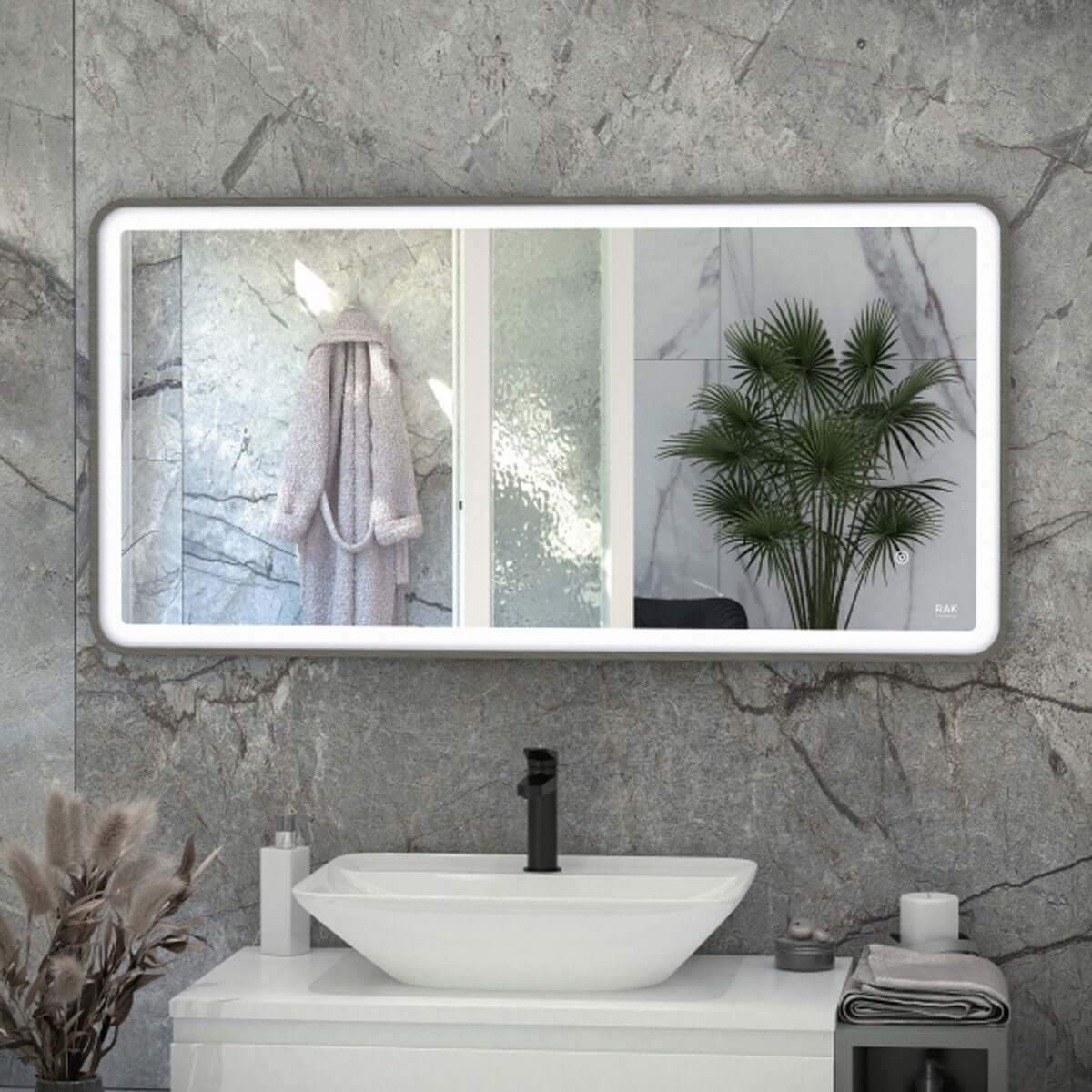 RAK Picture Soft 600x1200 Landscape LED Mirror