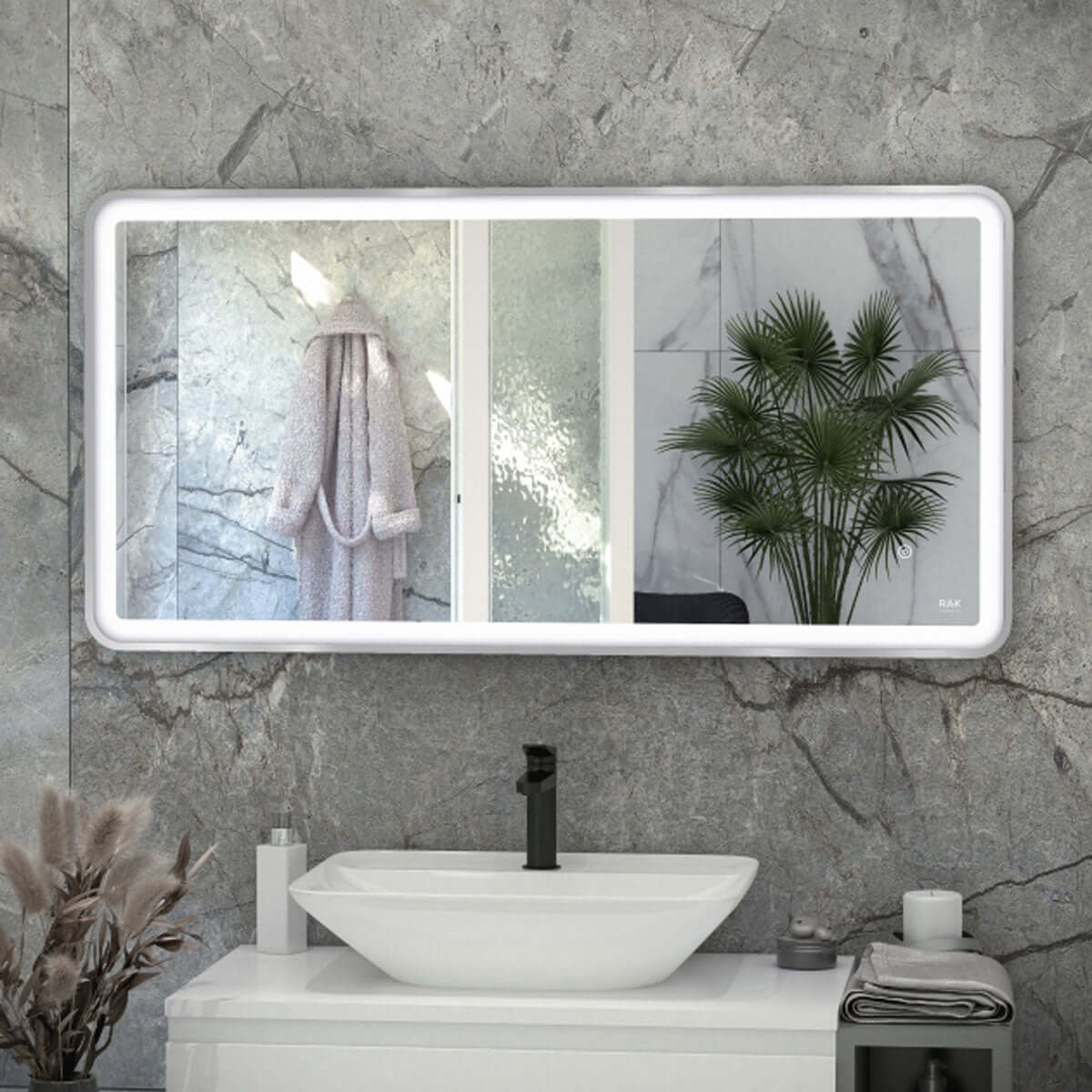 RAK Picture Soft 600x1200 Landscape LED Mirror