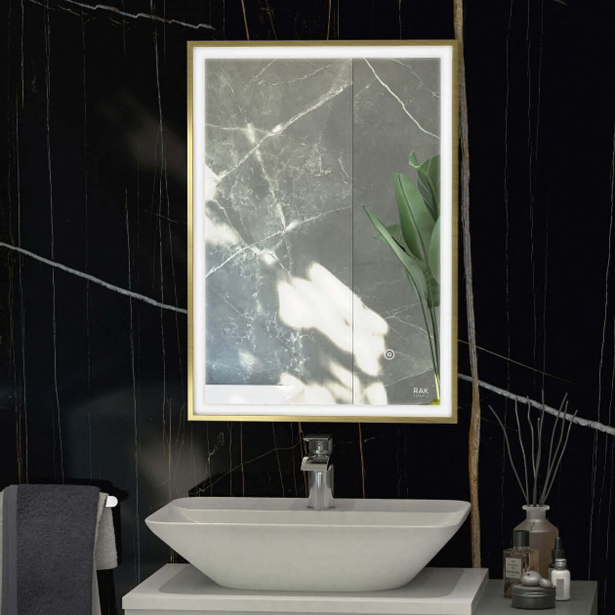 RAK Picture Square 600x800 LED Illuminated Mirror