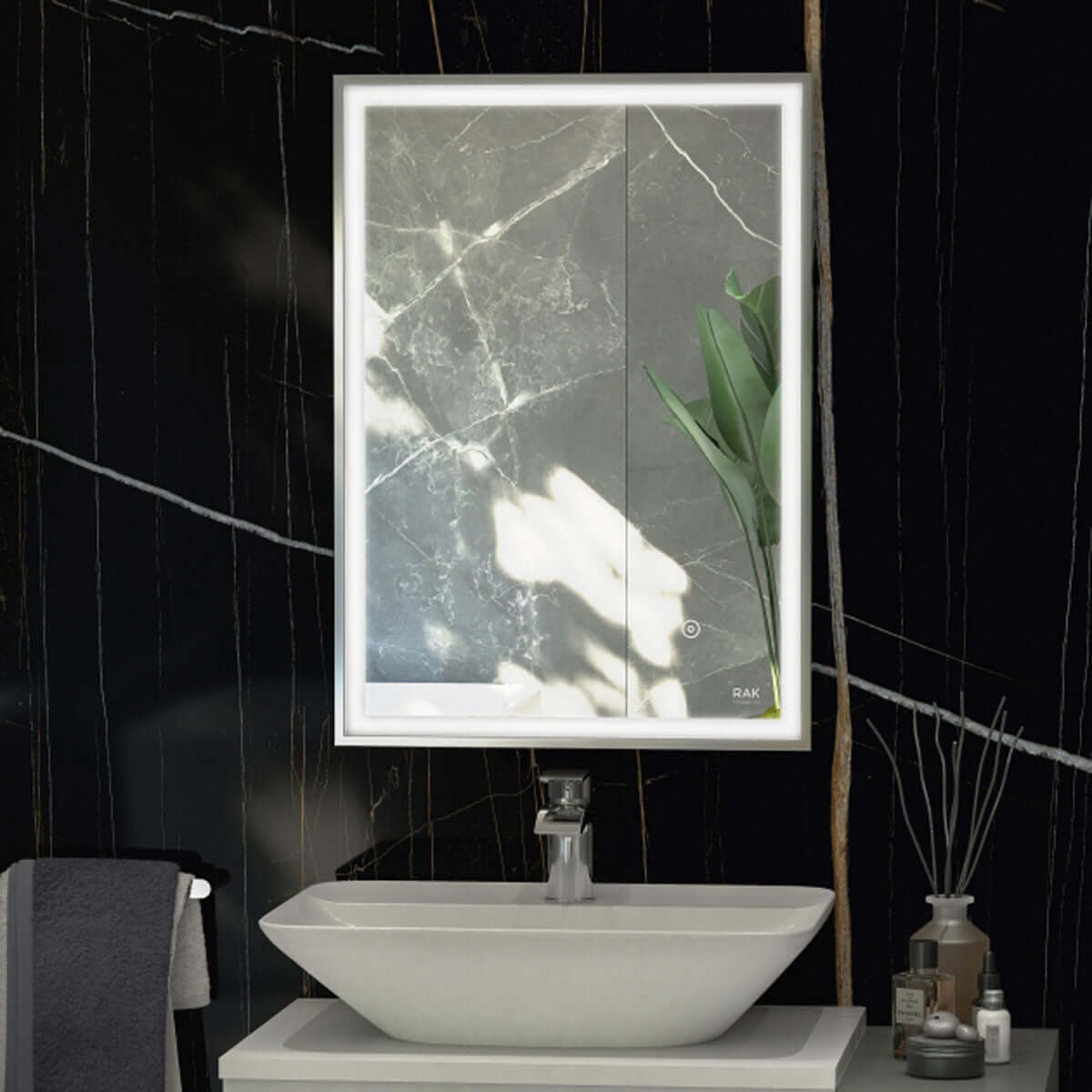 RAK Picture Square 600x800 LED Illuminated Mirror