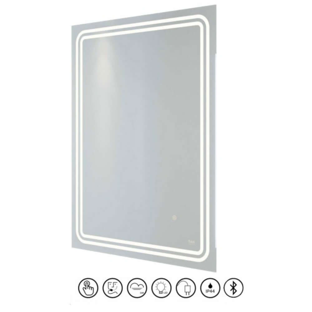 RAK Pluto 600x800 LED Portrait Mirror with Switch and Demister