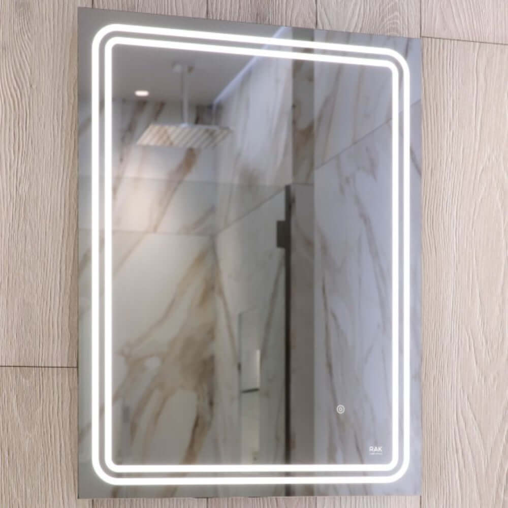 RAK Pluto 600x800 LED Portrait Mirror with Switch and Demister