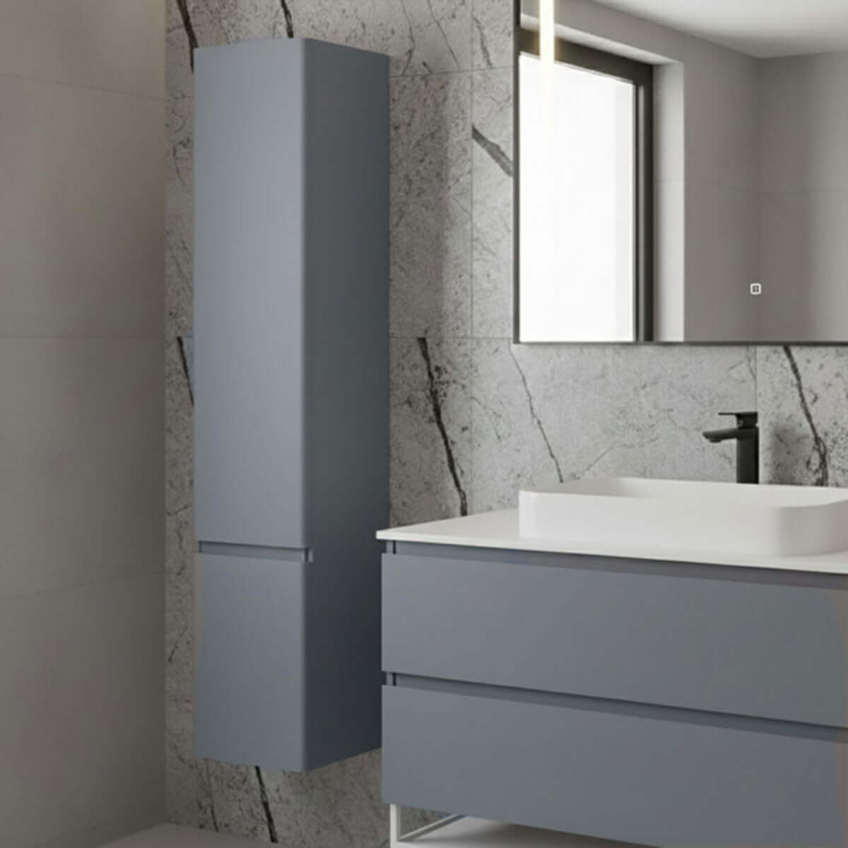 RAK Resort 350 Wall Hung Tall Storage Unit