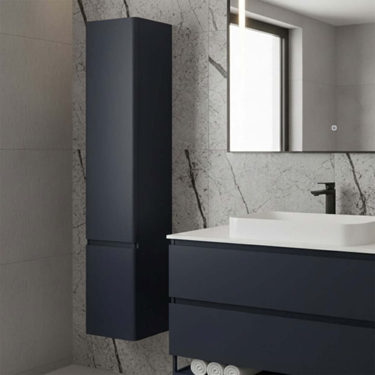 RAK Resort 350 Wall Hung Tall Storage Unit