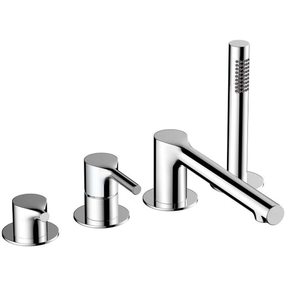 RAK Sorrento 4 Hole Deck Mounted Bath Shower Mixer Tap