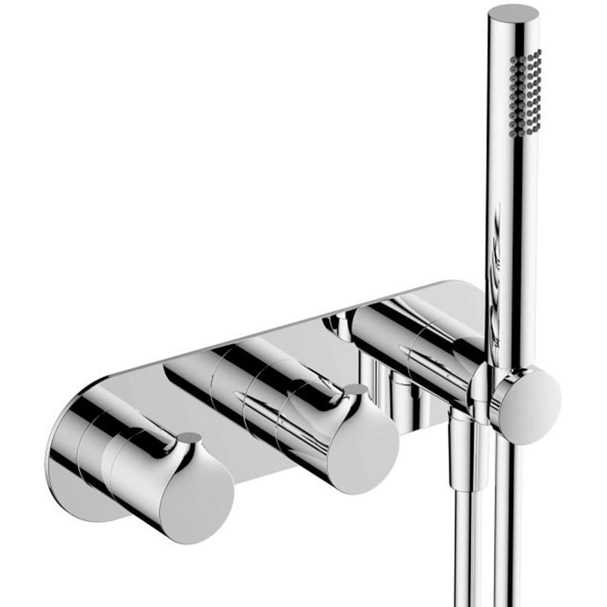 RAK Sorrento Thermostatic Dual Outlet Shower Valve with Handset