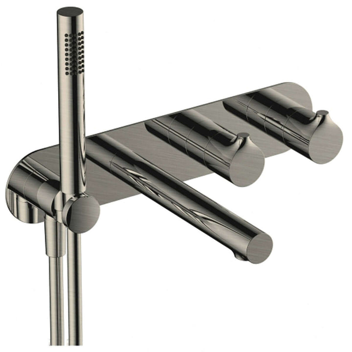 RAK Sorrento Thermostatic Dual Outlet Shower Valve with Handset and Bath Spout