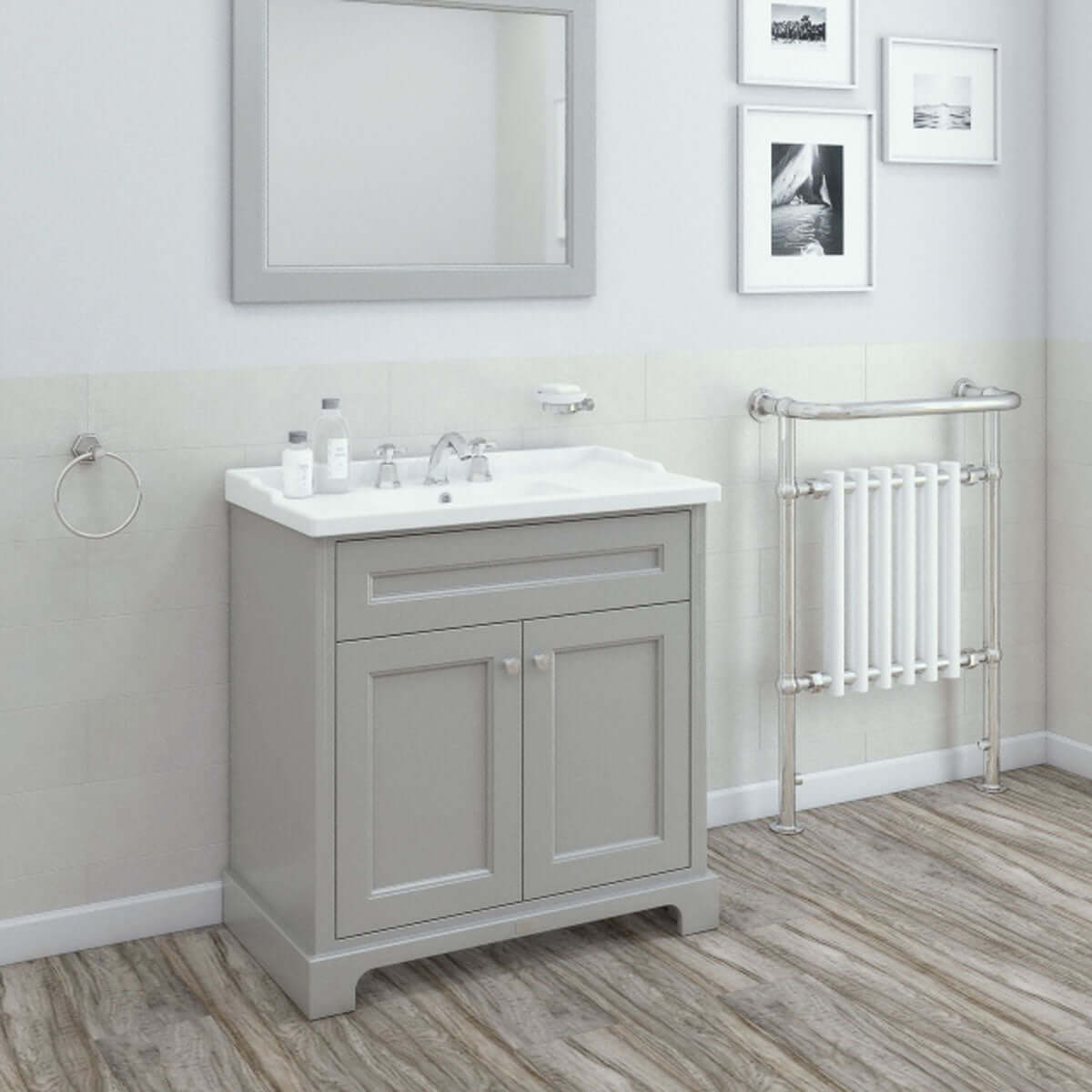 RAK Washington 800mm Flat Bathroom Mirror