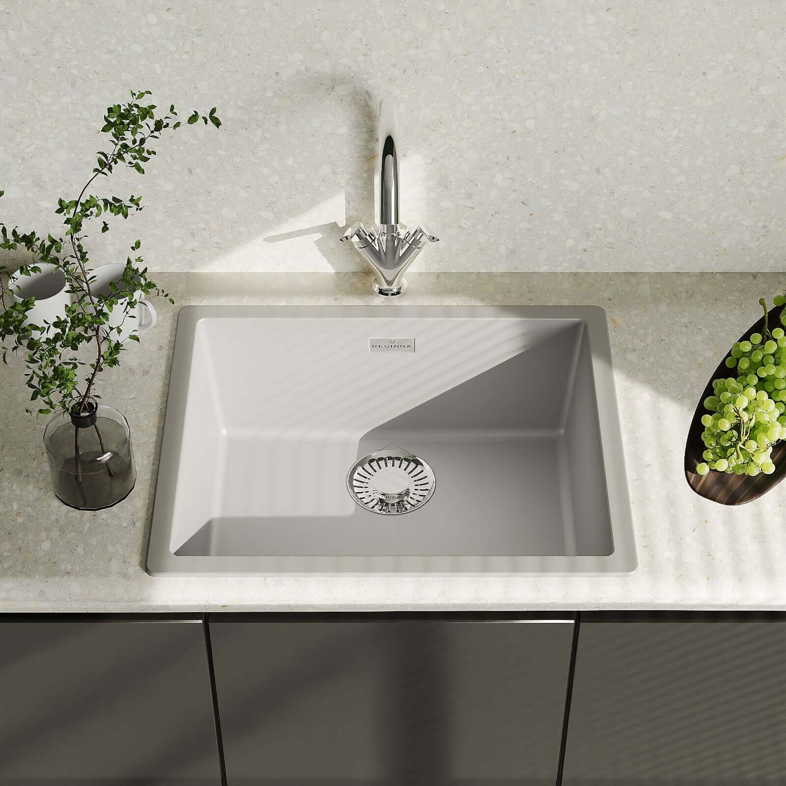 Reginox Multa 1.0 Bowl Granite Kitchen Sink & Waste