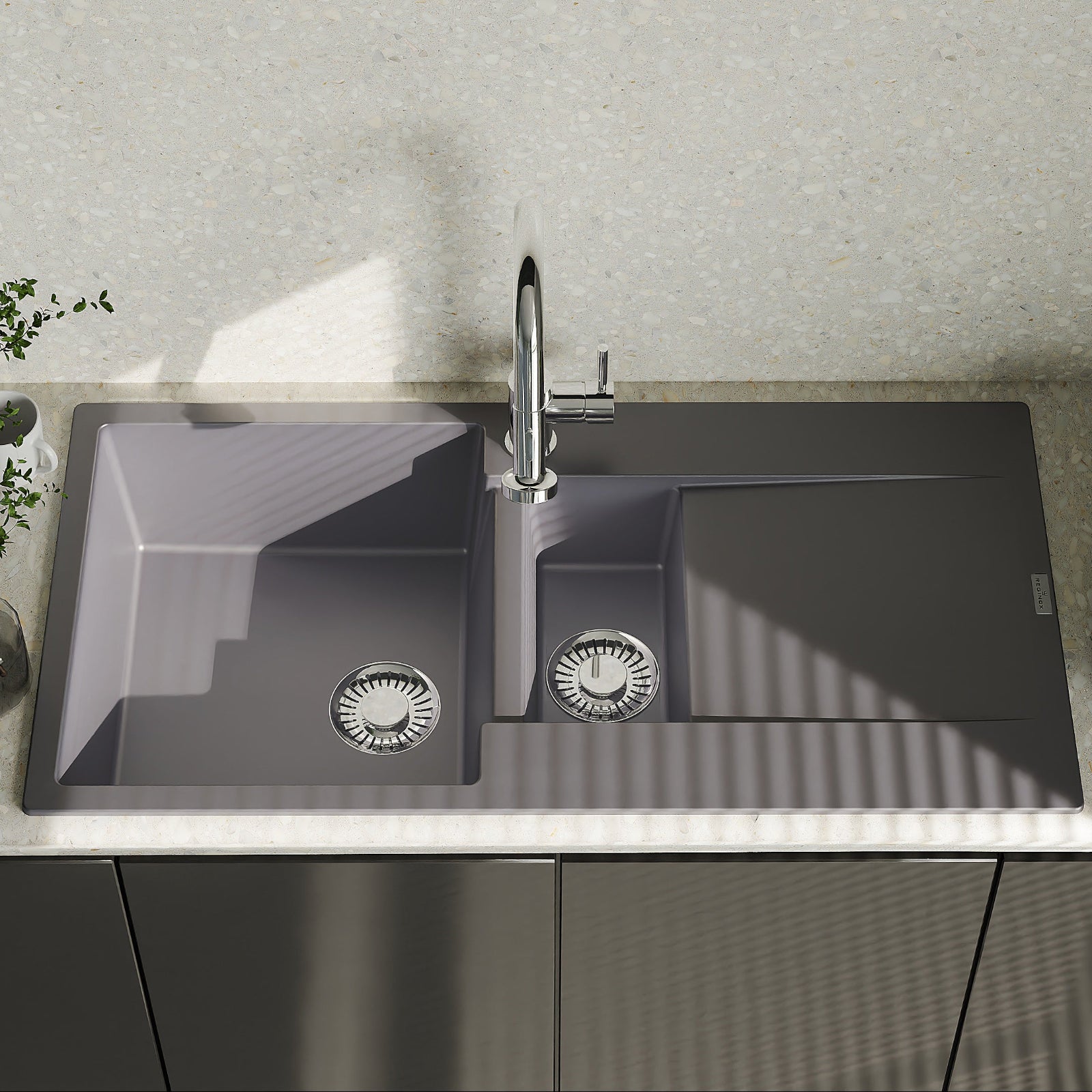 Reginox Amsterdam 1.0 & 1.5 Bowl Granite Reversible Kitchen Sink & Waste