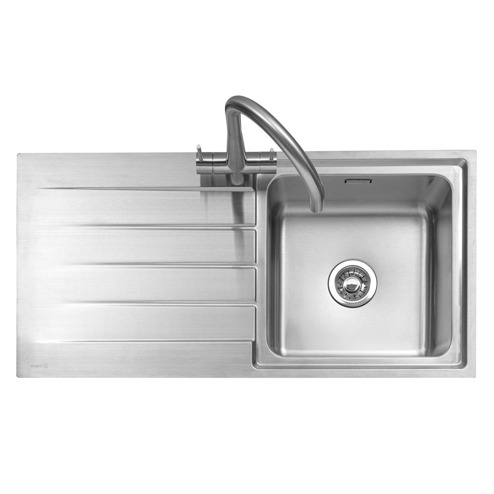 Caple Rello 1.0 Stainless Steel Kitchen Sink & Waste LHD REL100L