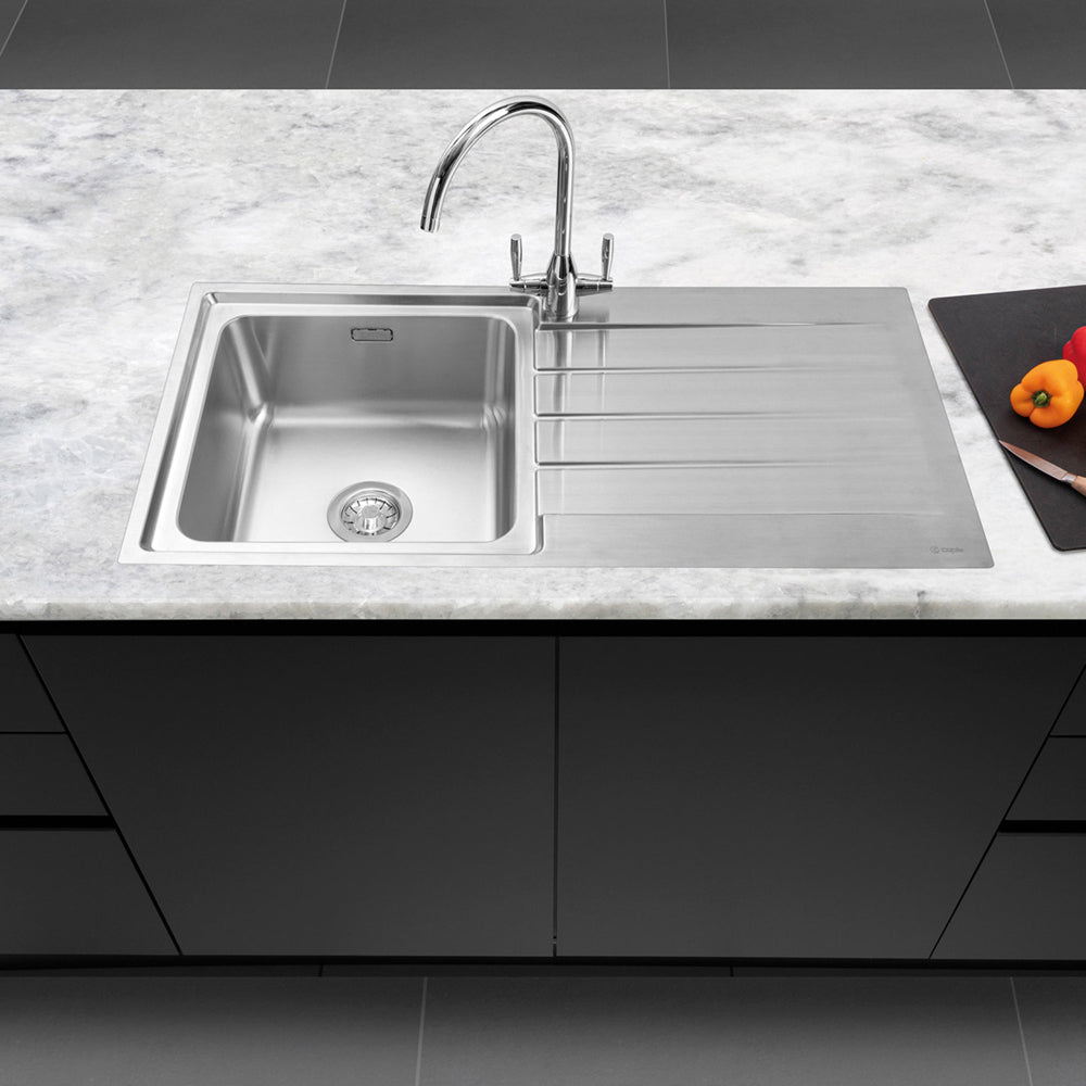 Caple Rello 1.0 Stainless Steel Kitchen Sink & Waste REL100R