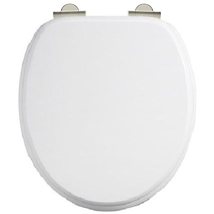 Burlington Gloss White Standard Toilet Seat Without Handles