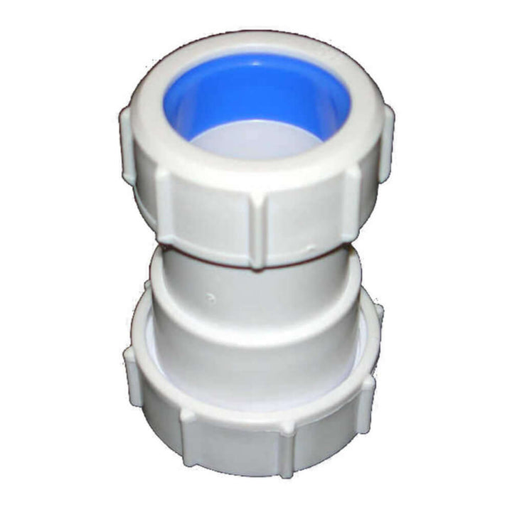 30mm to 32mm Universal Bottle Trap Waste To BSP Plastic Soil Pipe Connection S28L-ISO (32MM)