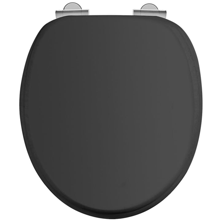 Burlington Gloss Black Soft Close Toilet Seat